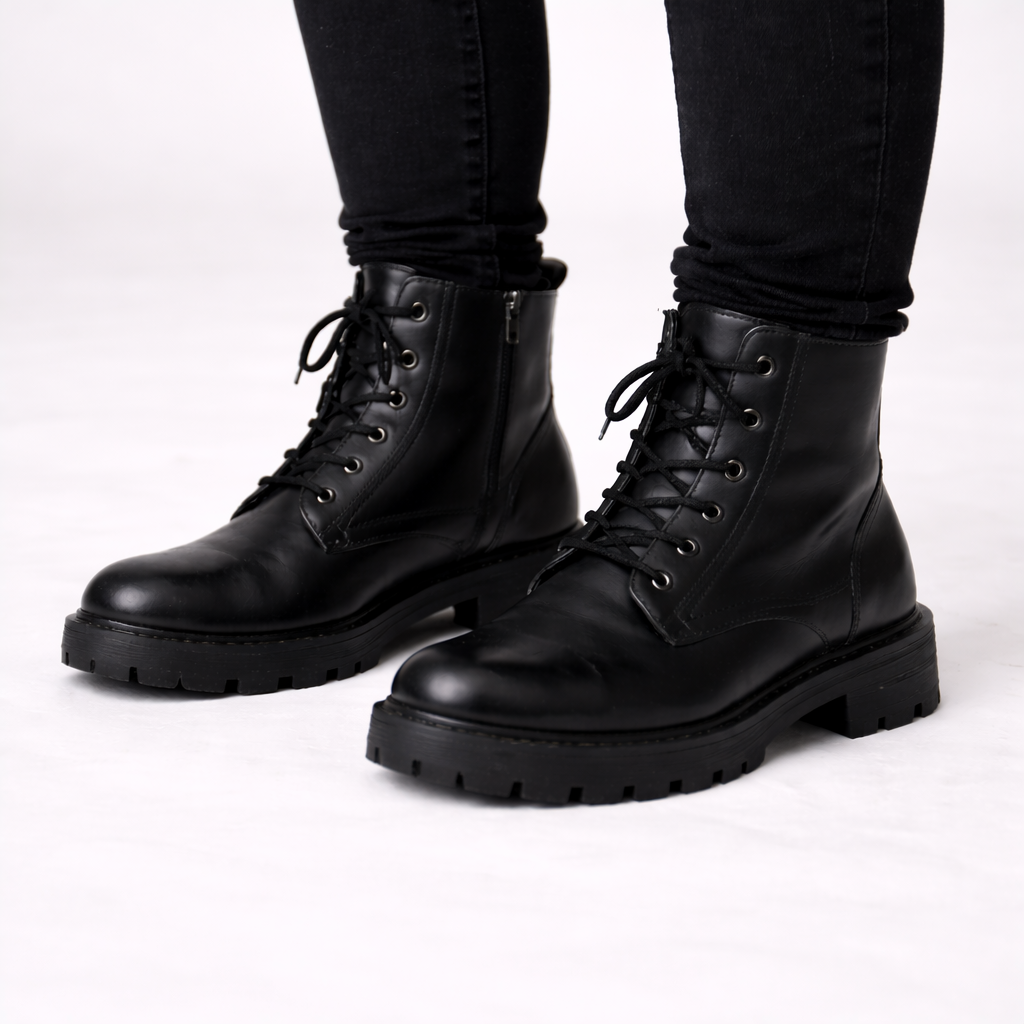 Helga - Støvler i fuld læder